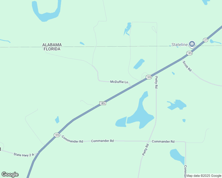map of restaurants, bars, coffee shops, grocery stores, and more near 1495 McDuffie Lane in Westville