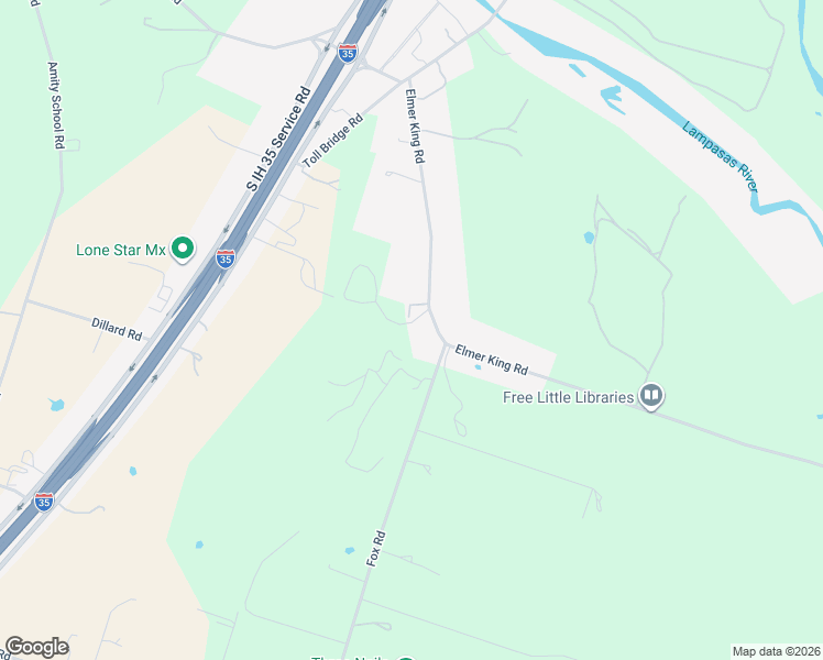 map of restaurants, bars, coffee shops, grocery stores, and more near 493 Elmer King Road in Belton