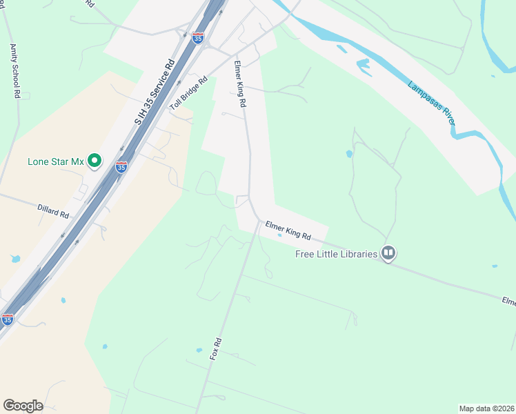 map of restaurants, bars, coffee shops, grocery stores, and more near 493 Elmer King Road in Belton