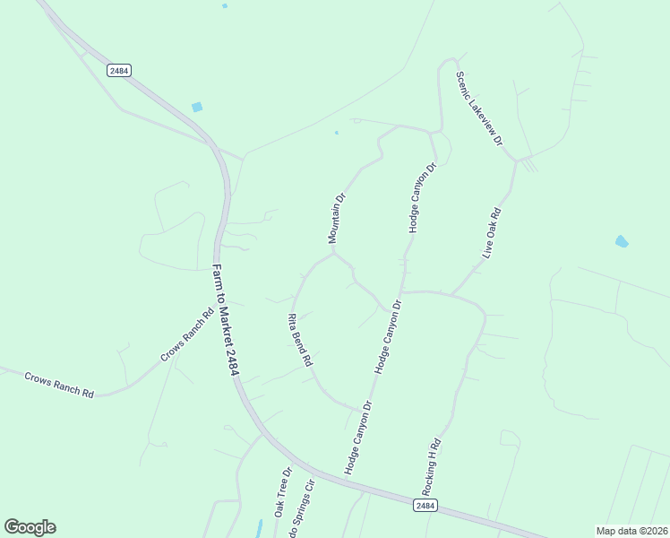 map of restaurants, bars, coffee shops, grocery stores, and more near 8115 Mountain Drive in Salado