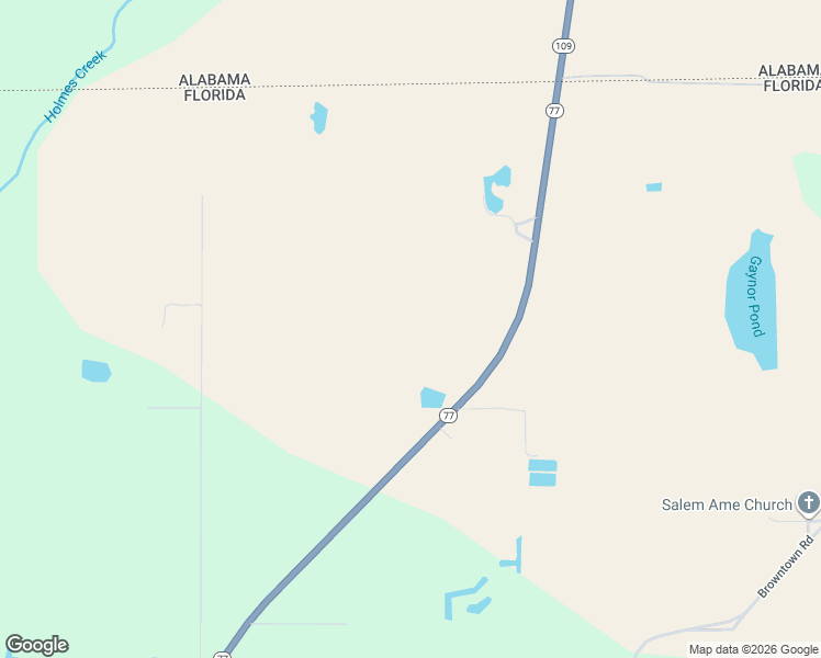 map of restaurants, bars, coffee shops, grocery stores, and more near 5834 Florida 77 in Graceville