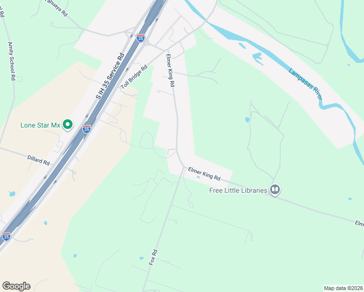 map of restaurants, bars, coffee shops, grocery stores, and more near 365 Elmer King Road in Belton