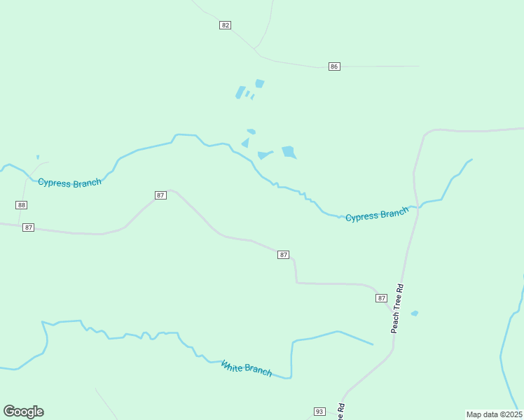 map of restaurants, bars, coffee shops, grocery stores, and more near 980 County Road 087 in Jasper County