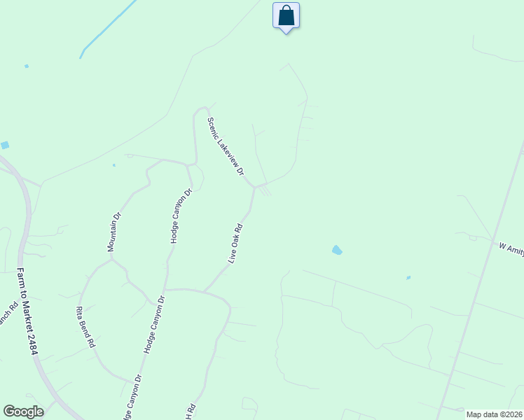 map of restaurants, bars, coffee shops, grocery stores, and more near 9565 Live Oak Road in Salado