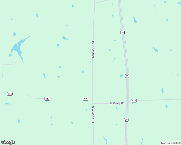 map of restaurants, bars, coffee shops, grocery stores, and more near 4033 Springfield Road in Normangee