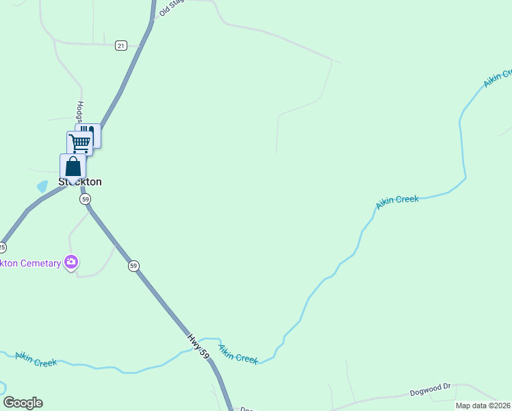 map of restaurants, bars, coffee shops, grocery stores, and more near 10958 McMillan Road in Stockton