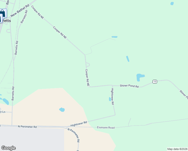 map of restaurants, bars, coffee shops, grocery stores, and more near 6325 Cooper Circle in Valdosta