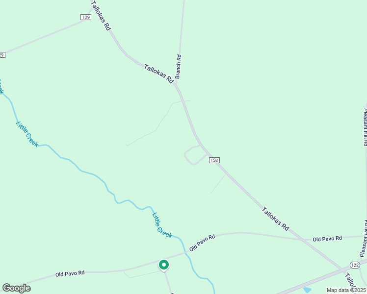 map of restaurants, bars, coffee shops, grocery stores, and more near 10743 Tallokas Road in Pavo