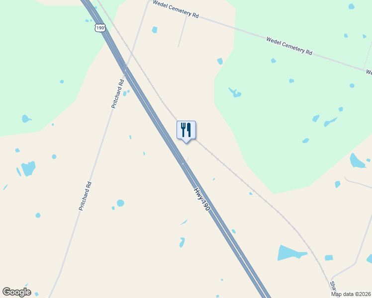 map of restaurants, bars, coffee shops, grocery stores, and more near 8060 U.S. 190 in Rogers