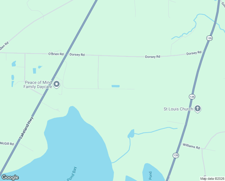 map of restaurants, bars, coffee shops, grocery stores, and more near 207 Darsey Road in Naylor
