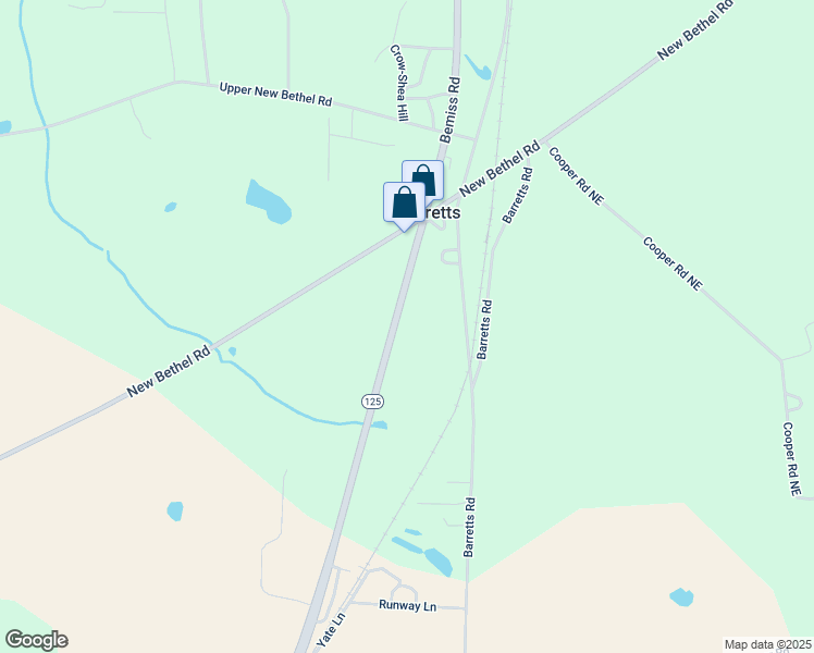 map of restaurants, bars, coffee shops, grocery stores, and more near 6586-6606 Bemiss Rd in Valdosta