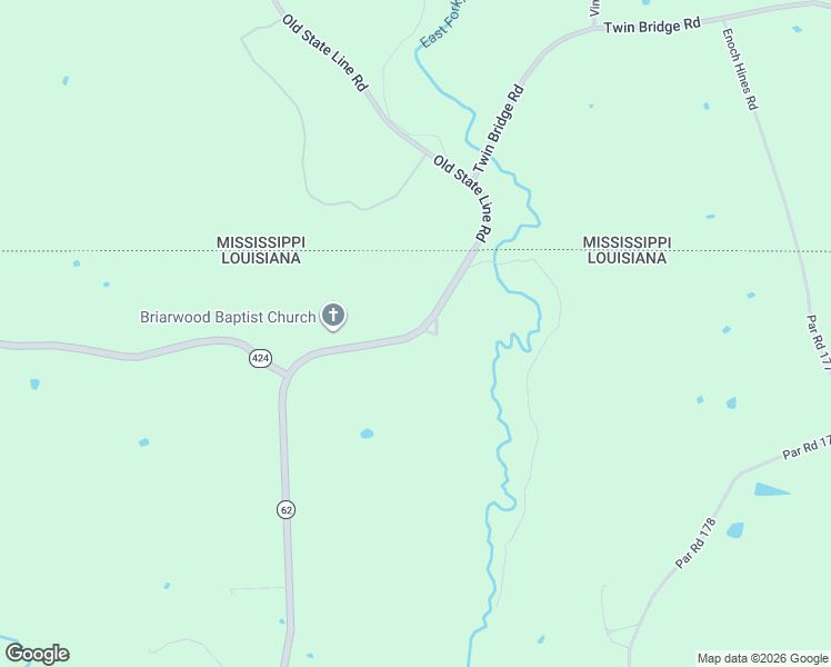 map of restaurants, bars, coffee shops, grocery stores, and more near 54044 Louisiana 62 in Franklinton