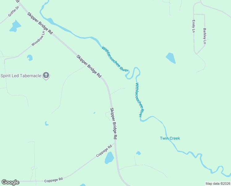 map of restaurants, bars, coffee shops, grocery stores, and more near 5742 Skipper Bridge Road in Hahira