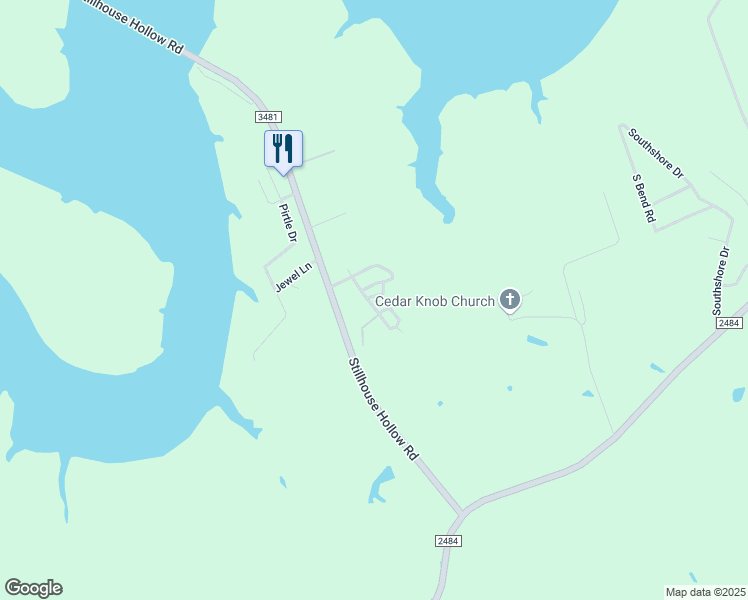 map of restaurants, bars, coffee shops, grocery stores, and more near 301 Josh Drive in Salado
