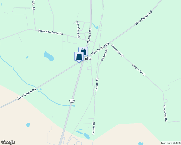 map of restaurants, bars, coffee shops, grocery stores, and more near 5819 Ard South Loop in Valdosta