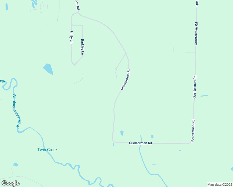 map of restaurants, bars, coffee shops, grocery stores, and more near 5856 Quarterman Road in Hahira