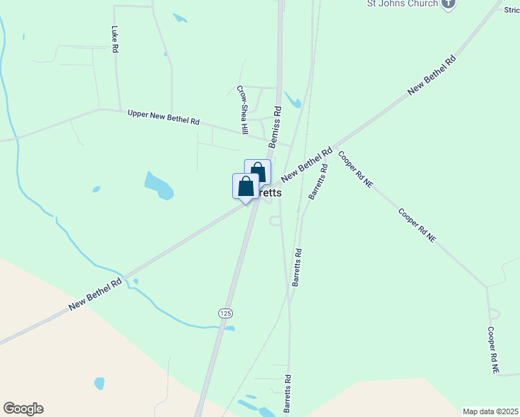 map of restaurants, bars, coffee shops, grocery stores, and more near 6690 Bemiss Road in Valdosta