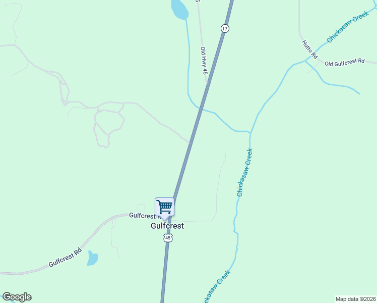 map of restaurants, bars, coffee shops, grocery stores, and more near 27734 U.S. 45 in Chunchula