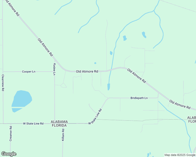 map of restaurants, bars, coffee shops, grocery stores, and more near 2650 Old Atmore Road in Flomaton