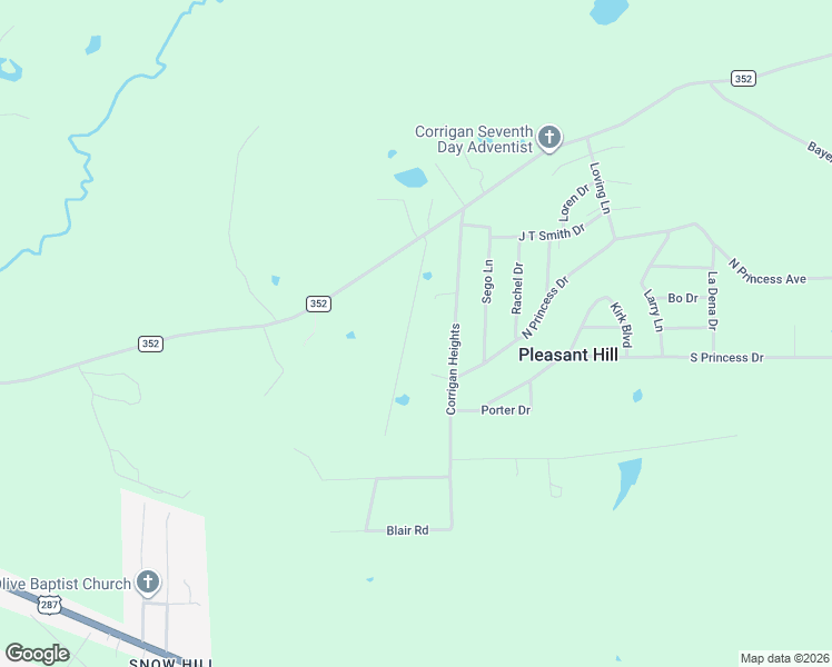 map of restaurants, bars, coffee shops, grocery stores, and more near 225 Pipeline Road in Corrigan