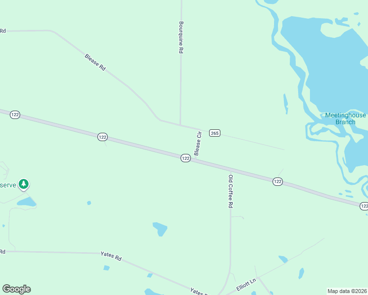 map of restaurants, bars, coffee shops, grocery stores, and more near 16243 Georgia 122 in Barney