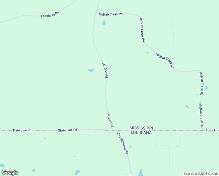 map of restaurants, bars, coffee shops, grocery stores, and more near 1068 Mount Zion Road in Osyka
