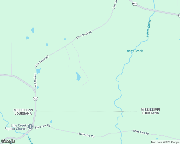 map of restaurants, bars, coffee shops, grocery stores, and more near 2199 Mississippi 584 in Osyka