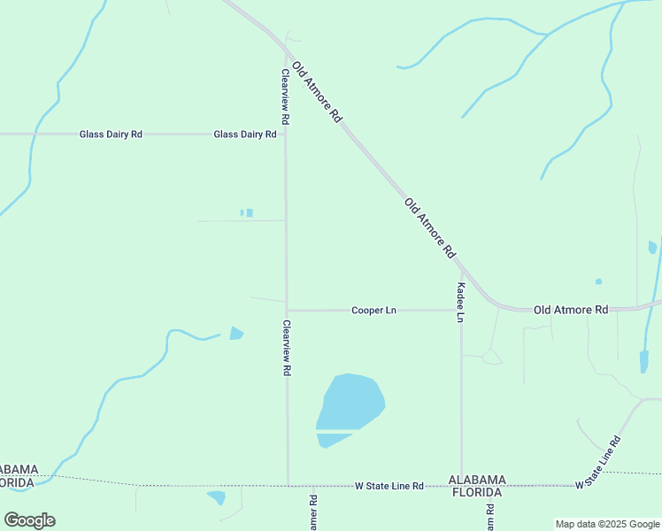 map of restaurants, bars, coffee shops, grocery stores, and more near 660 Clearview Road in Flomaton