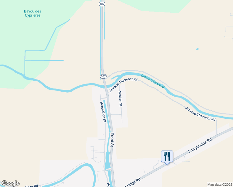 map of restaurants, bars, coffee shops, grocery stores, and more near 165-169 Scallan Street in Cottonport