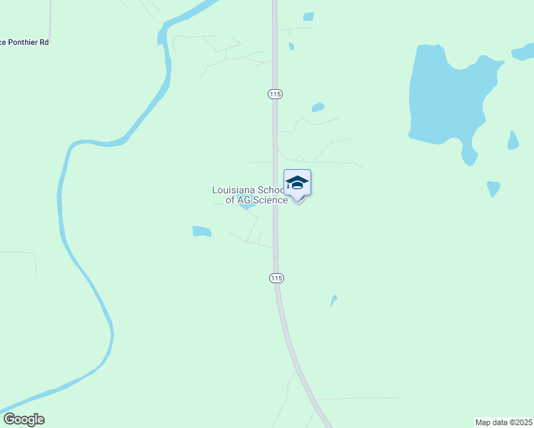 map of restaurants, bars, coffee shops, grocery stores, and more near 5330 Louisiana 115 in Bunkie