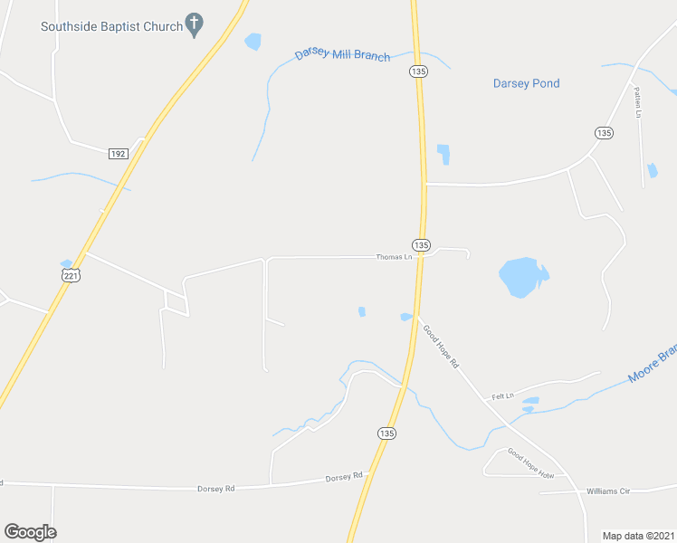 map of restaurants, bars, coffee shops, grocery stores, and more near 49 Thomas Lane in Lakeland