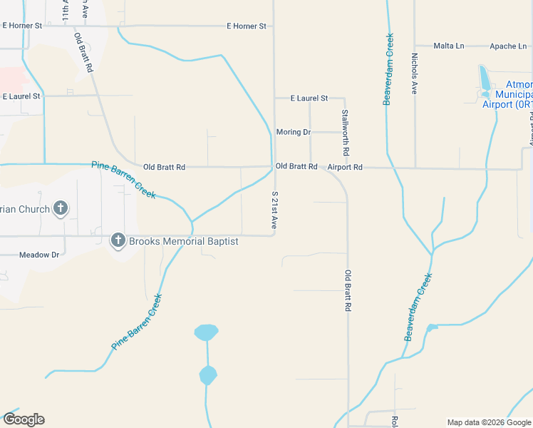 map of restaurants, bars, coffee shops, grocery stores, and more near 1209 McRae Street in Atmore