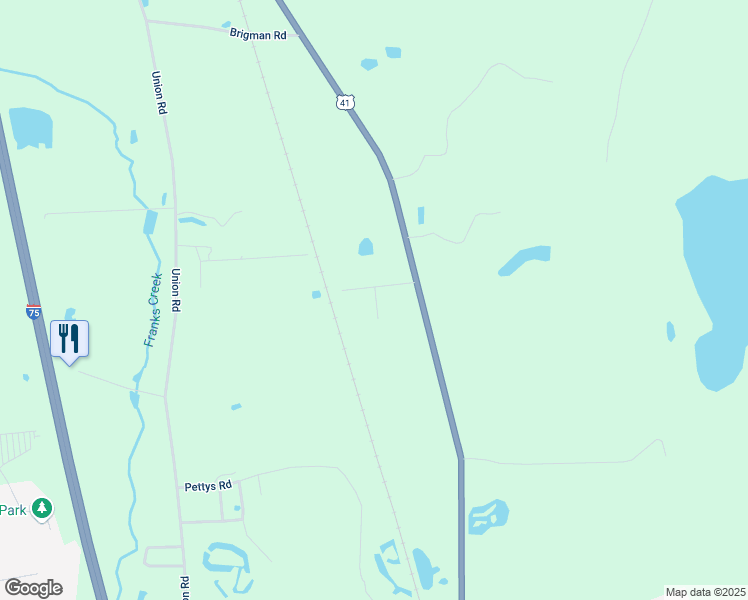 map of restaurants, bars, coffee shops, grocery stores, and more near 6112 R Dustin Cain Street in Hahira