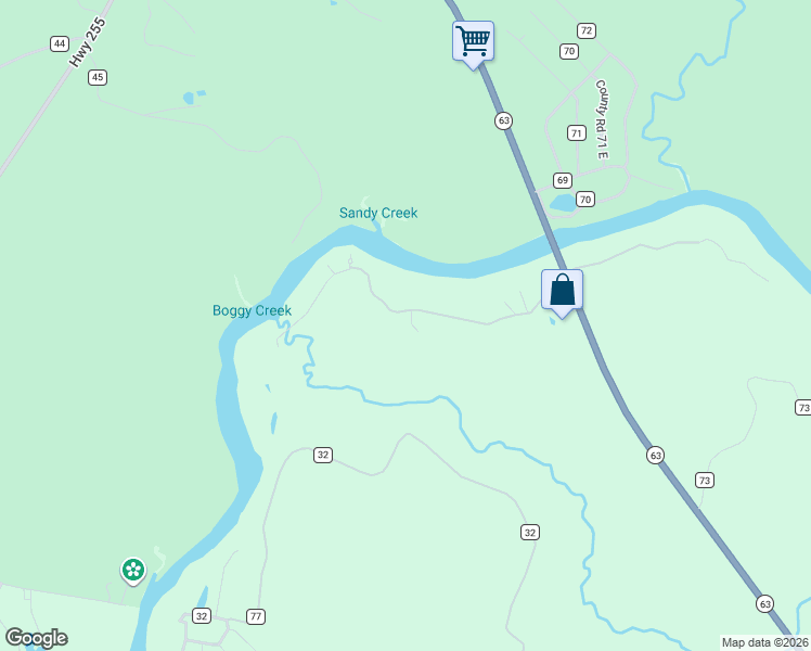 map of restaurants, bars, coffee shops, grocery stores, and more near 533 Private Road 6180 in Jasper