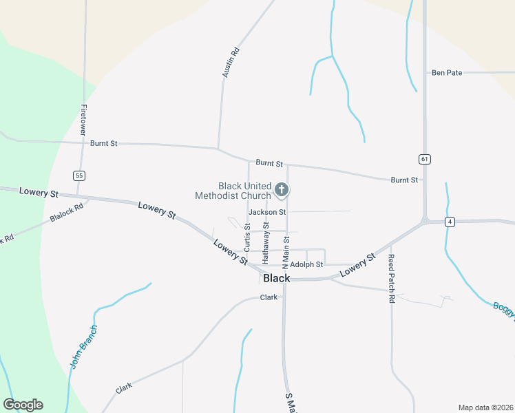 map of restaurants, bars, coffee shops, grocery stores, and more near in Black