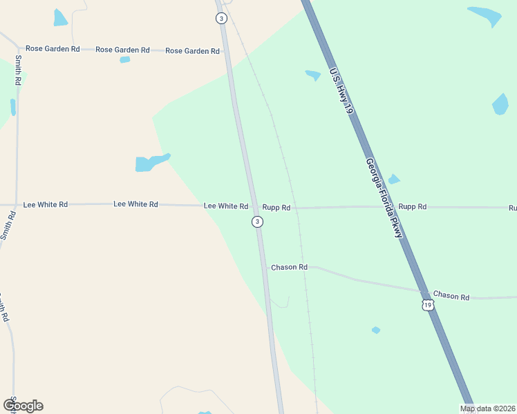 map of restaurants, bars, coffee shops, grocery stores, and more near 3694 Lee White Road in Ochlocknee