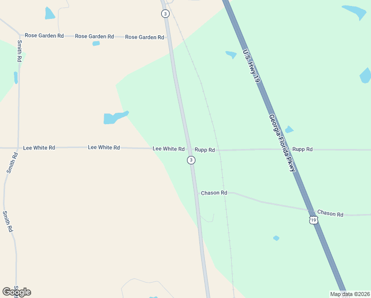 map of restaurants, bars, coffee shops, grocery stores, and more near 3694 Lee White Road in Ochlocknee
