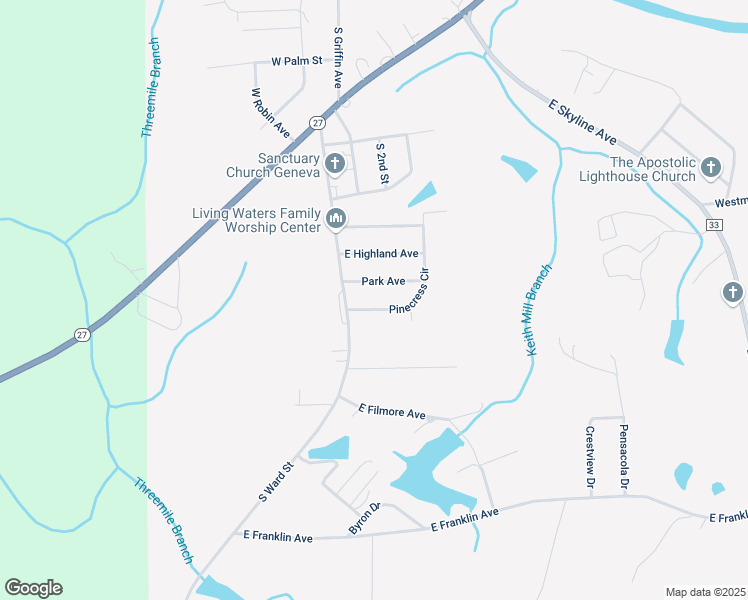 map of restaurants, bars, coffee shops, grocery stores, and more near 900-920 Pinecresst Circle in Geneva
