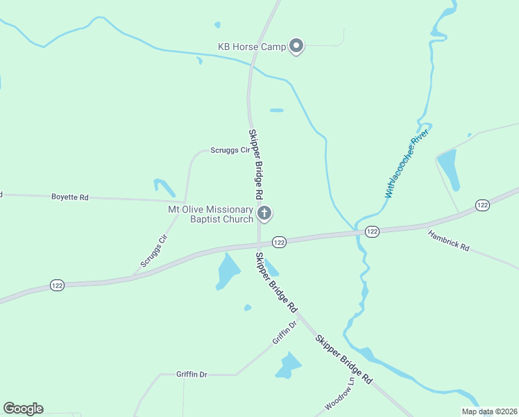 map of restaurants, bars, coffee shops, grocery stores, and more near 6295 Skipper Bridge Road in Hahira