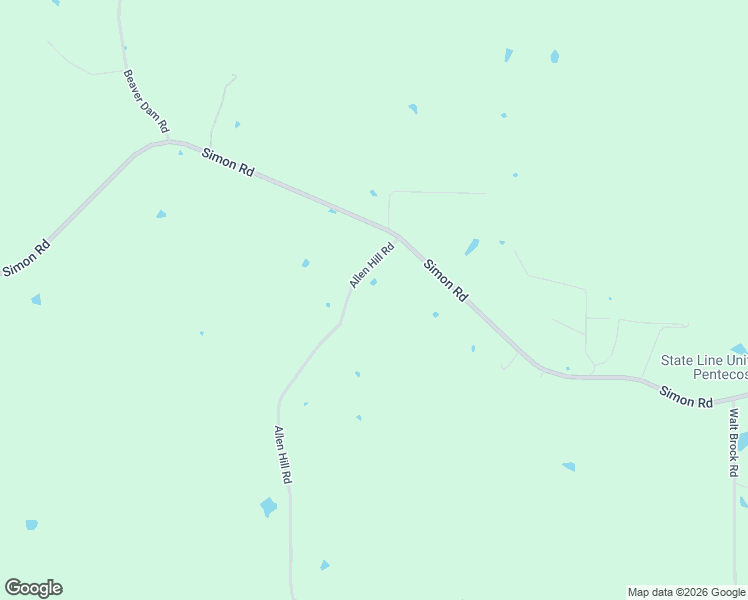 map of restaurants, bars, coffee shops, grocery stores, and more near 2-114 Allen Hill Road in Tylertown