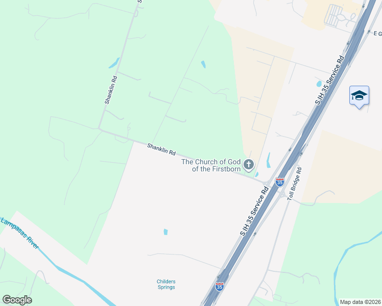 map of restaurants, bars, coffee shops, grocery stores, and more near 888 Shanklin Rd in Belton