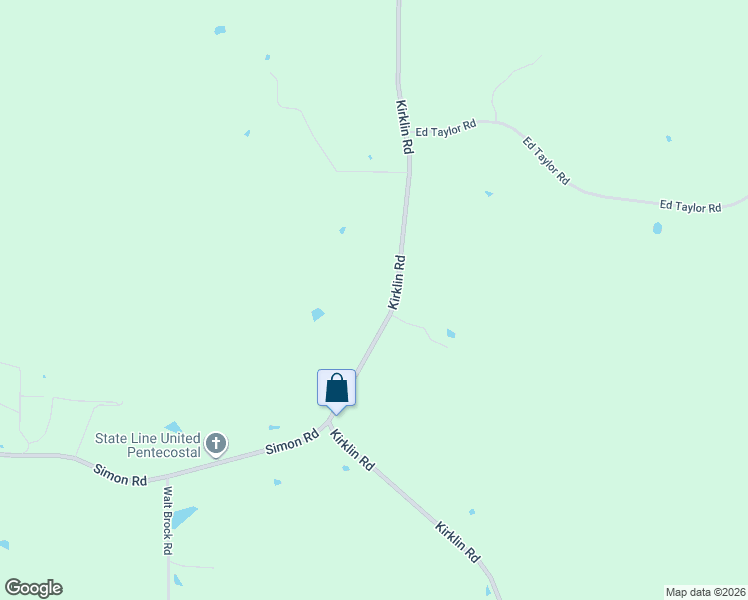 map of restaurants, bars, coffee shops, grocery stores, and more near 711 Kirklin Road in Tylertown