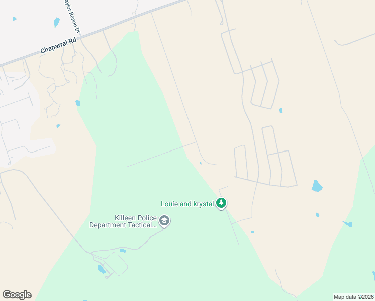 map of restaurants, bars, coffee shops, grocery stores, and more near 1133 Rocky Lane in Killeen