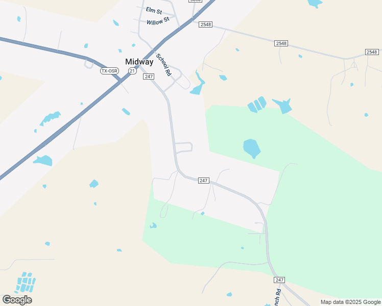 map of restaurants, bars, coffee shops, grocery stores, and more near 9572 Hickory Loop in Midway