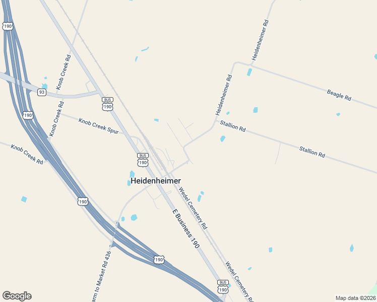 map of restaurants, bars, coffee shops, grocery stores, and more near 5646 Heidenheimer Road in Temple