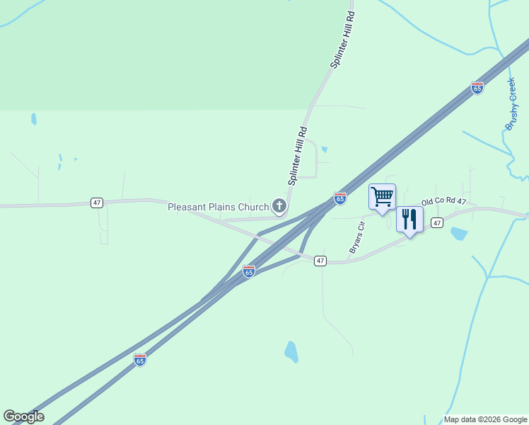 map of restaurants, bars, coffee shops, grocery stores, and more near 54603 Splinter Hill Road in Perdido