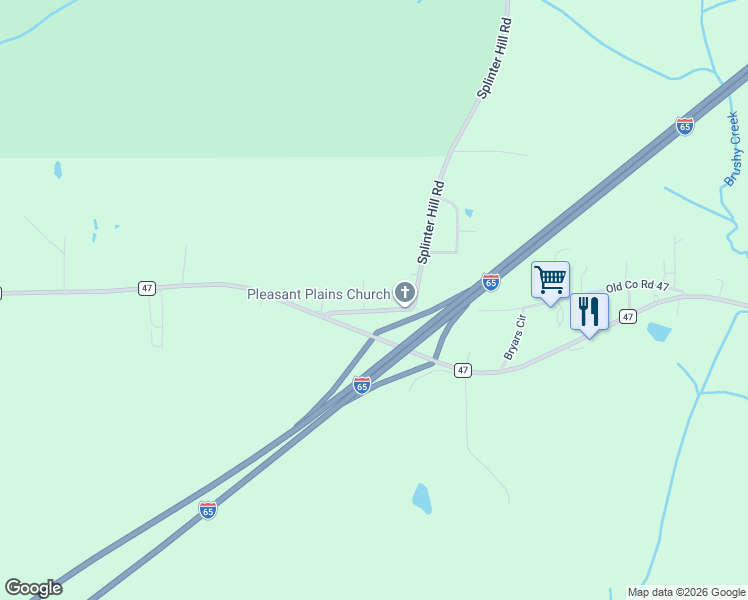 map of restaurants, bars, coffee shops, grocery stores, and more near 54603 Splinter Hill Road in Perdido