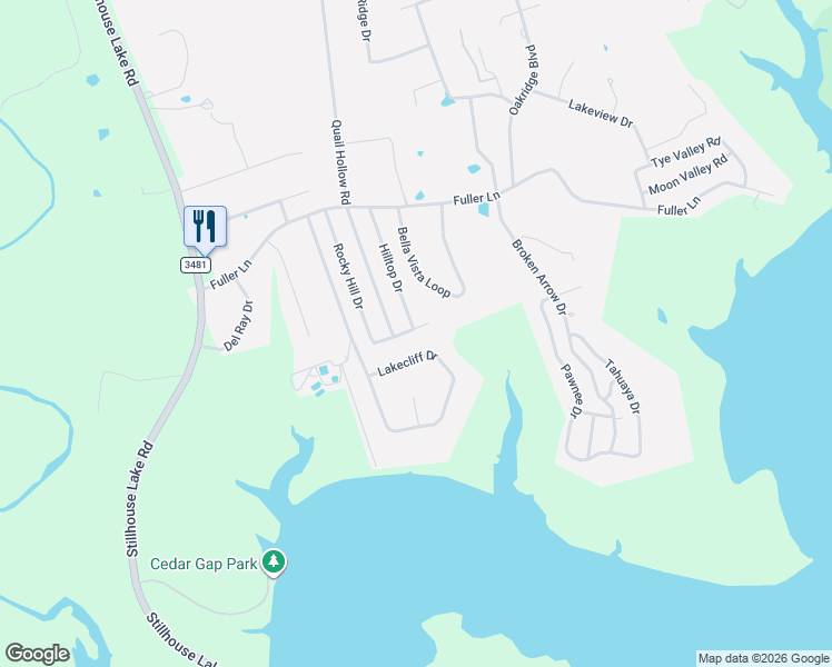 map of restaurants, bars, coffee shops, grocery stores, and more near 4022 Hilltop Drive in Harker Heights