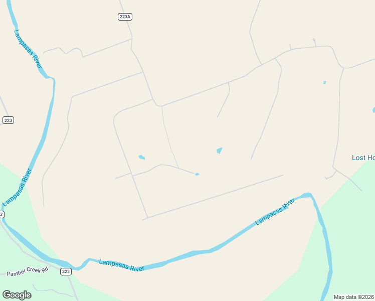 map of restaurants, bars, coffee shops, grocery stores, and more near County Road 223A in Kempner