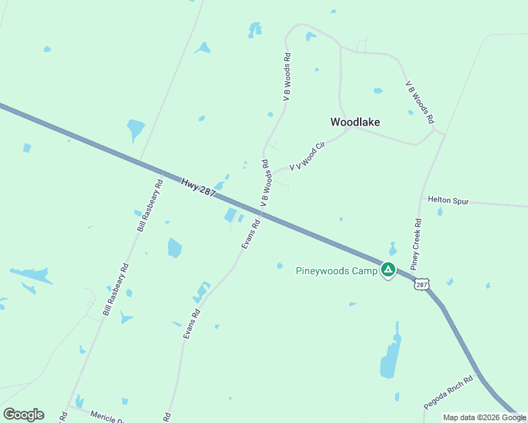 map of restaurants, bars, coffee shops, grocery stores, and more near 137 V B Woods Road in Groveton